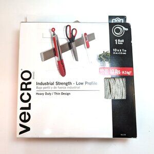 2 Velcro Rolls 10 ft Heavy Duty Industrial Strength Adhesive Fastener 20 ft